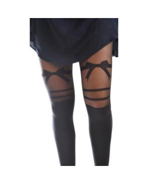 Collant opaque cuissarde Laçage élégant Voilà