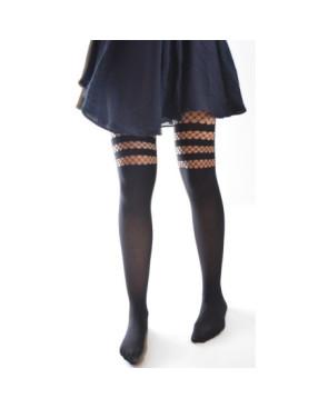  Collant Cuissarde Resille à 3 bandes Voilà