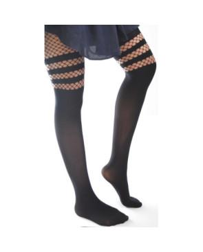  Collant Cuissarde Resille à 3 bandes Voilà