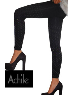 Leggings Achile plumetis colors  de coton