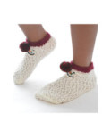 Chausson polaire Bonhomme de neige
