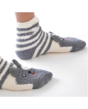 Chausson polaire chat de gouttière