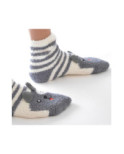 Chausson polaire chat de gouttière
