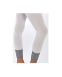 Collant coton sans pieds revers lurex Enfant