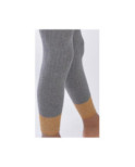 Collant coton sans pieds revers lurex Enfant