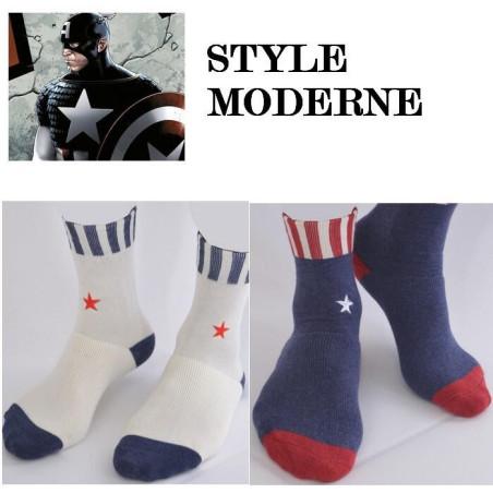 Chaussettes Cap'Taine america style moderne