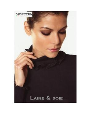 Chemise Moretta Laine et soie Col Cheminée