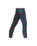 Collant asymétrique Rayures Etoiles