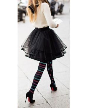  Collant asymétrique Rayures Etolies