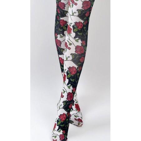 Collant fleurs Gerbe de Roses