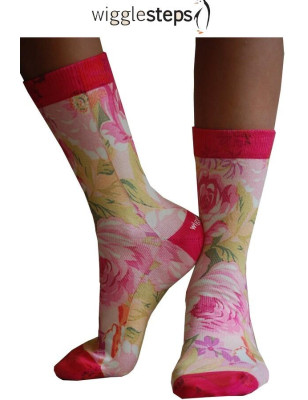 Chaussettes Wigglesteps Roses disco