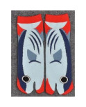 Chaussettes Tabi Poisson Gris
