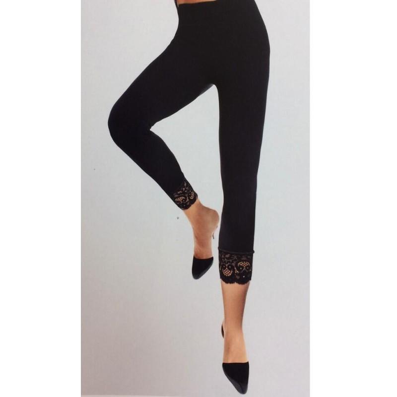 Collant Opaque sans pieds dentelle Girardi