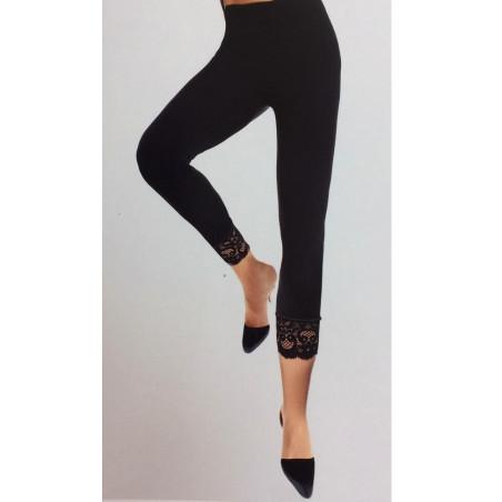 Collant Opaque sans pieds dentelle