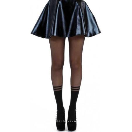 Collant Effet chaussettes rayées Pamela Mann