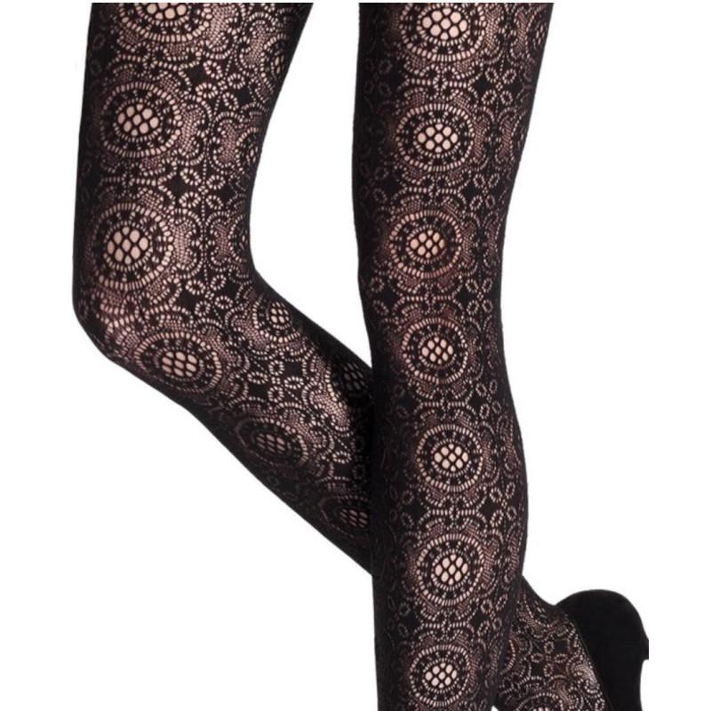 Collant Dentelle baroque Emilio Cavallini