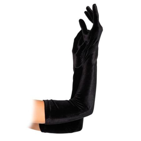 Gants velours robe du soir Leg Avenue