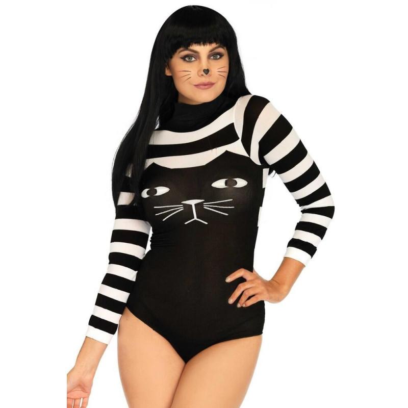Body imprimé chaton Leg Avenue