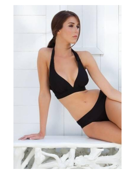 Empreinte 2 Pièces triangle Pétale noir