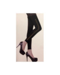 Collant sans pieds opaque noir clouté