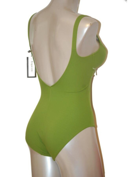 Empreinte nageur Equilibre Décolleté  vert dos
