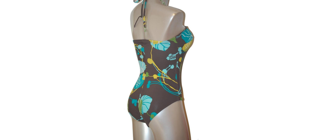 Empreinte Bustier 1p psyché Abstrait vert dos