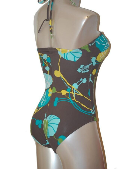 Empreinte Bustier 1p psyché Abstrait vert dos