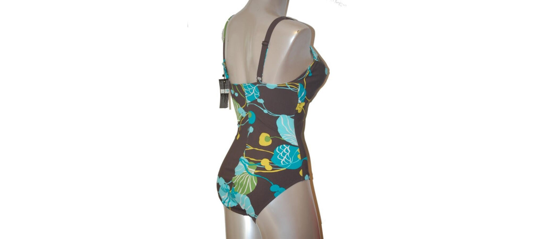 Empreinte nageur abstrait psychédélique arrière