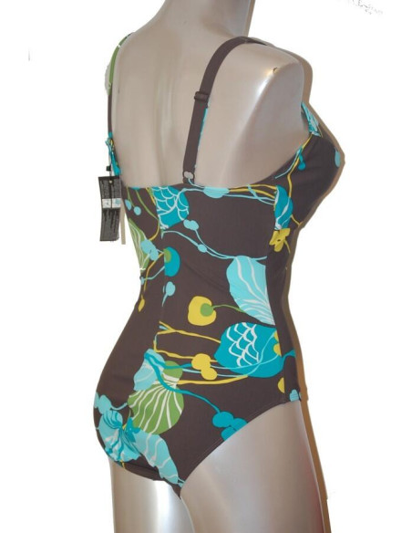 Empreinte nageur abstrait psychédélique arrière