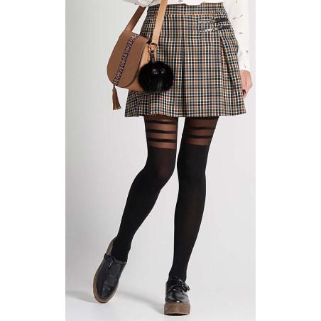 Collant cuissarde 3 rayures Chics