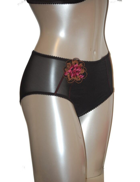 Empreinte rose culotte noire