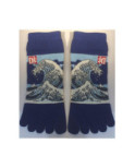 Chaussettes 5 Doigts Vagues D'Hokusai