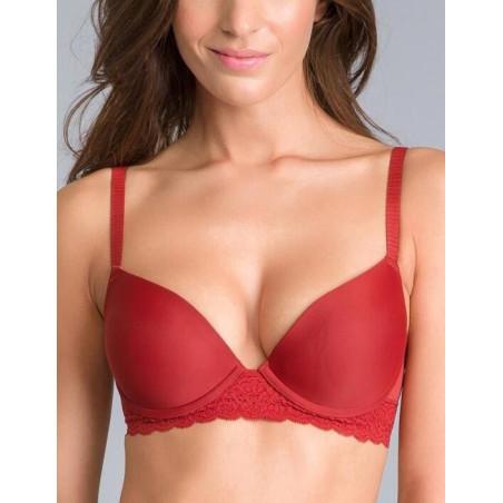 Soutien gorge Empreinte Mélody pigeonnant Gris détail