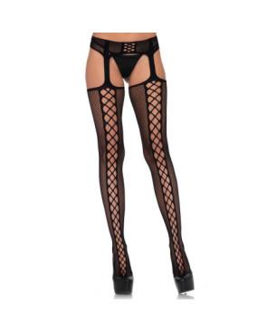 Collant porte jarretelles resille Ligne LEg Avenue