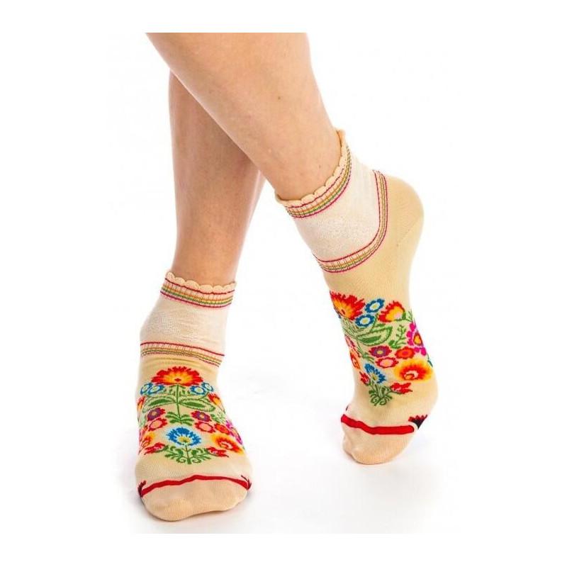 Socquettes Fleuries squaw Fil de joie