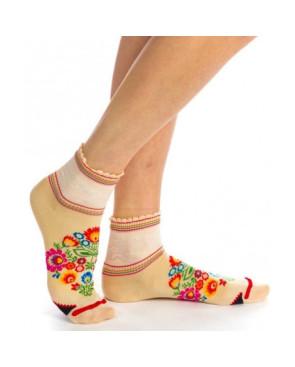 Socquettes Fleuries squaw Fil de joie