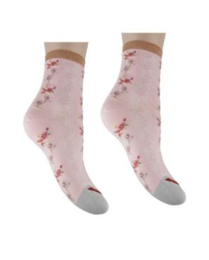 Chaussettes dentelle fleuries Fil de joie