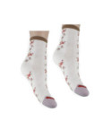 Chaussettes dentelle fleuries Fil de joie