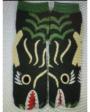 Chaussettes Tabis Dragon Vert