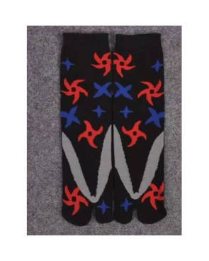 Chaussettes Tabis Etoiles et Shurikens de ninjas