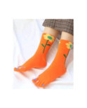 Chaussettes 5 doigts Fleurs exotiques