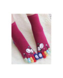 Chaussettes bordeaux 5 Doigts copain copine