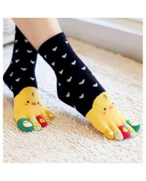 Chaussettes 5 Doigts petit poussin love