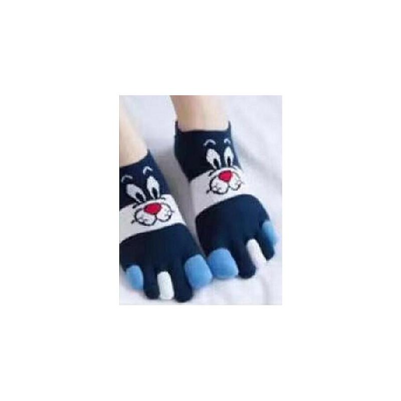 Socquette 5 Doigts Gros minet