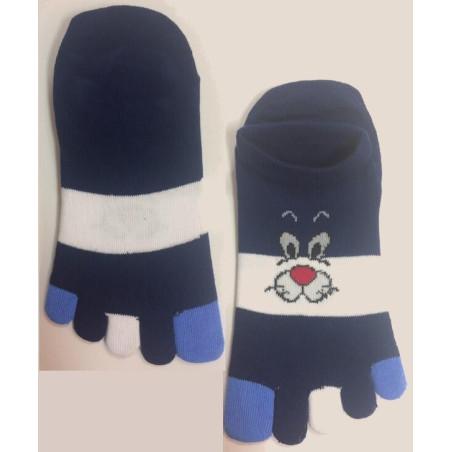 Socquette 5 Doigts Gros minet