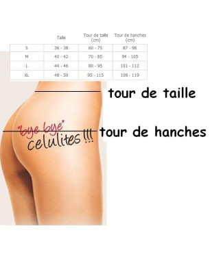Body Invisible Gainant Janira guide des tailles