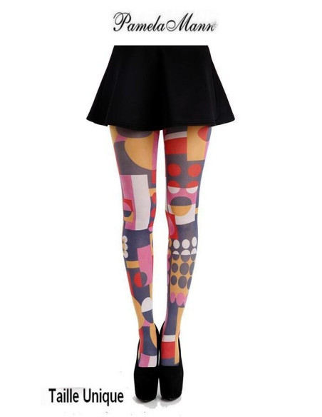 Collant Pamela Mann imprimé Kubric