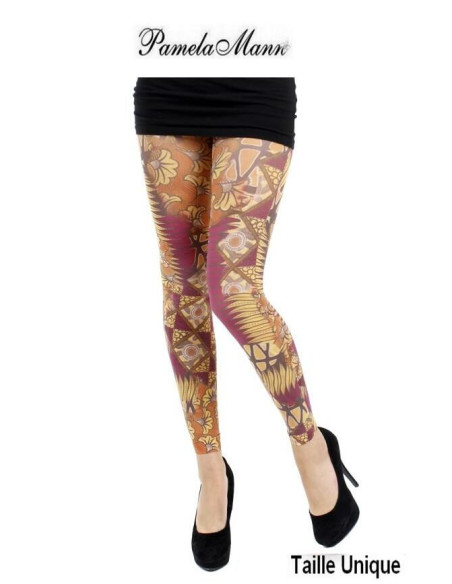 Pamela Mann Legging Nandi Afro marron