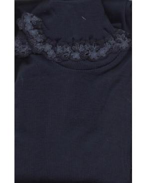  Chemise Moretta Laine et soie Col Cheminée rouge