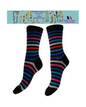 Chaussettes Rayures Bleues Rykiel Les petits Caprices